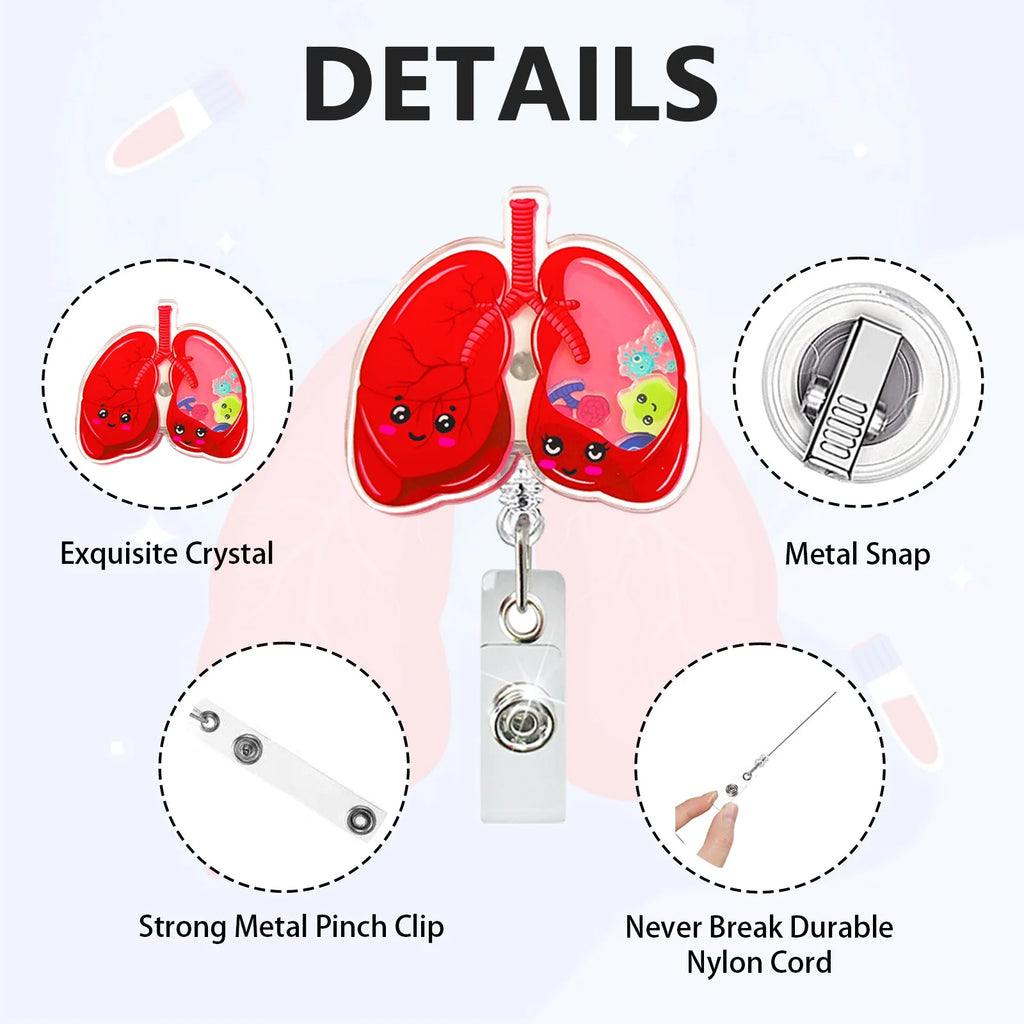 Cute Medical Shaker Badge Reel | Clinical Girl Co.
