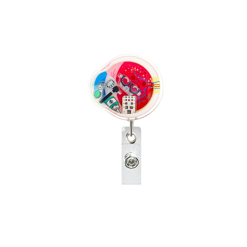 Cute Medical Shaker Badge Reel | Clinical Girl Co.