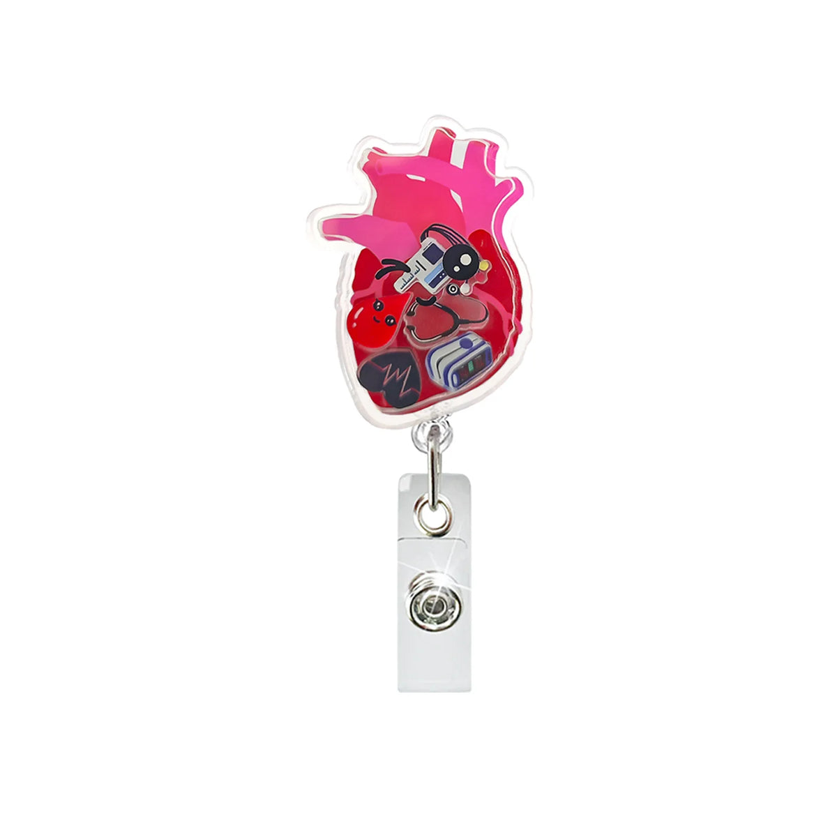 Cute Medical Shaker Badge Reel | Clinical Girl Co.