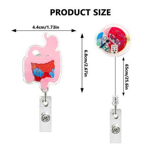 Cute Medical Shaker Badge Reel | Clinical Girl Co.