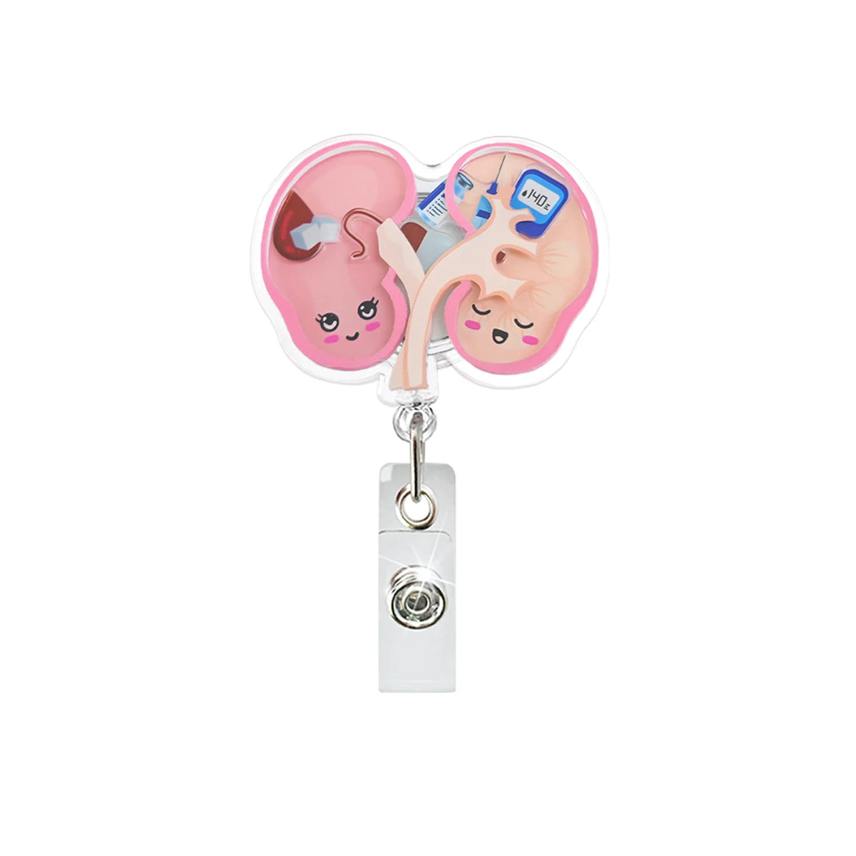 Cute Medical Shaker Badge Reel | Clinical Girl Co.